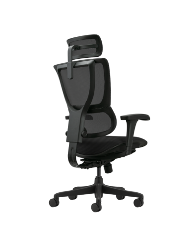 Ергономичен стол ERGOHUMAN IOO BUDGET 2 - черна рамка - черен