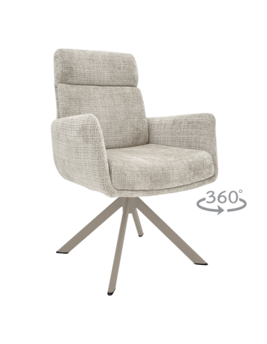 Трапезен стол TORVA - крем 02