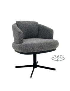 Трапезен стол RAPINA - черен 460