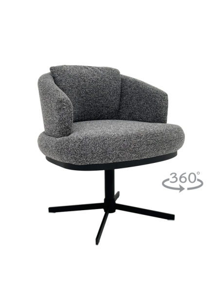 Трапезен стол RAPINA - черен 460