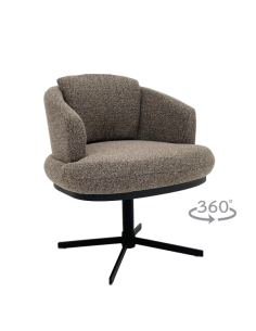 Трапезен стол RAPINA - кафяв 400