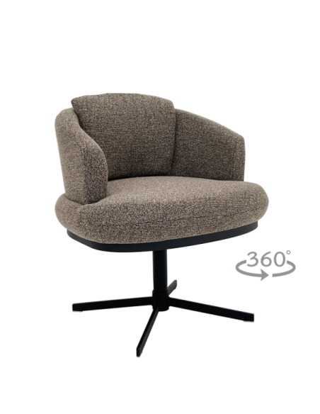 Трапезен стол RAPINA - кафяв 400