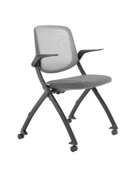 Посетителски стол AGNO - тъмносив