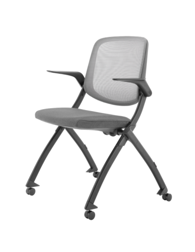 Посетителски стол AGNO - тъмносив