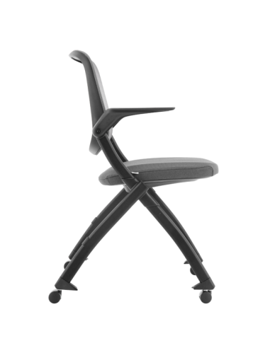 Посетителски стол AGNO - тъмносив