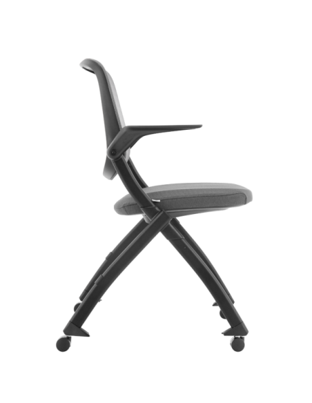 Посетителски стол AGNO - тъмносив