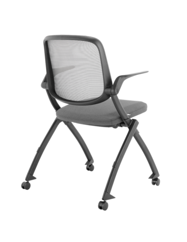 Посетителски стол AGNO - тъмносив