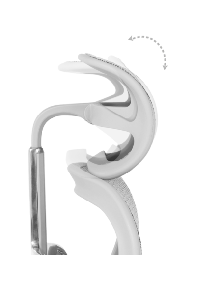 Ергономичен стол ERGOHUMAN ELITE 2 - сива рамка - сив