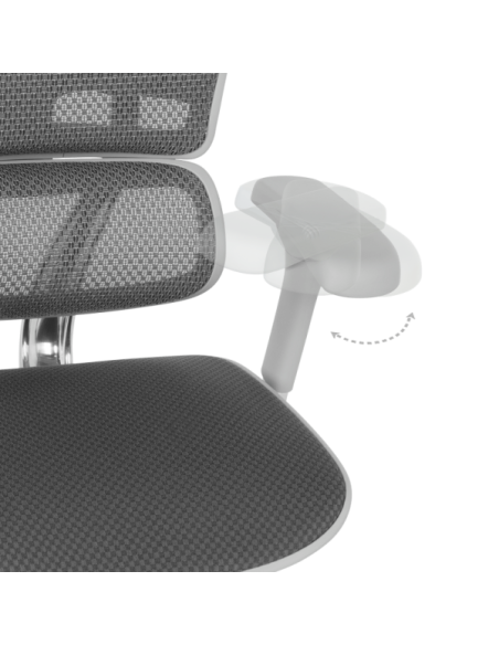 Ергономичен стол ERGOHUMAN ELITE 2 - сива рамка - сив