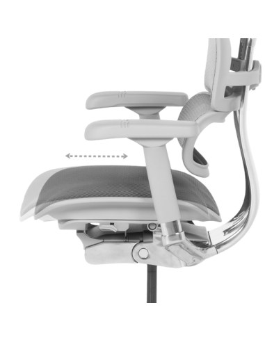 Ергономичен стол ERGOHUMAN ELITE 2 - сива рамка - сив