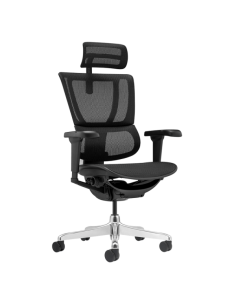 Ергономичен стол ERGOHUMAN IOO ULTRA - черна рамка - черен