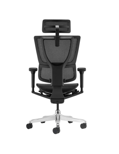 Ергономичен стол ERGOHUMAN IOO ULTRA - черна рамка - черен