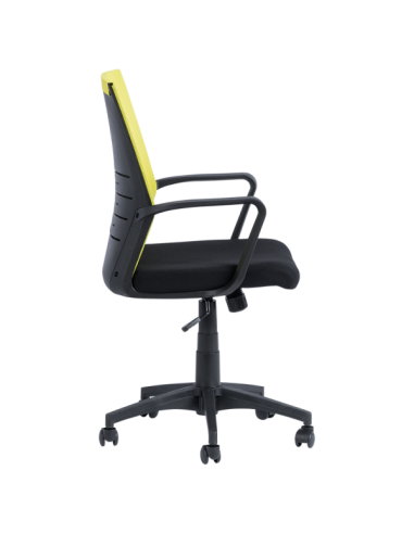 Работен офис стол Carmen 7041 - черен - зелен