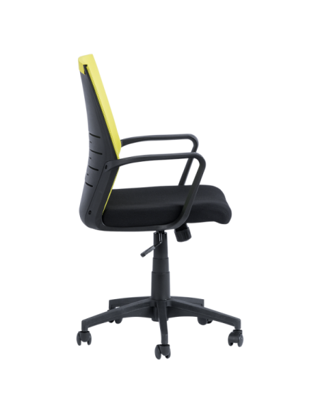 Работен офис стол Carmen 7041 - черен - зелен