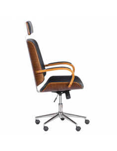 Президентски офис стол Carmen 6401 - орех - черно 2