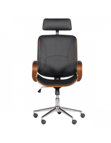 Президентски офис стол Carmen 6401 - орех - черно