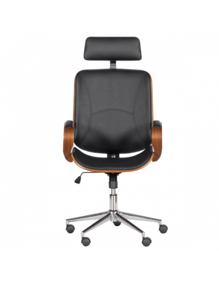 Президентски офис стол Carmen 6401 - орех - черно