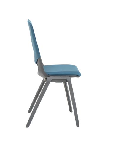 Посетителски стол LIMBER - син