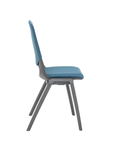 Посетителски стол LIMBER - син