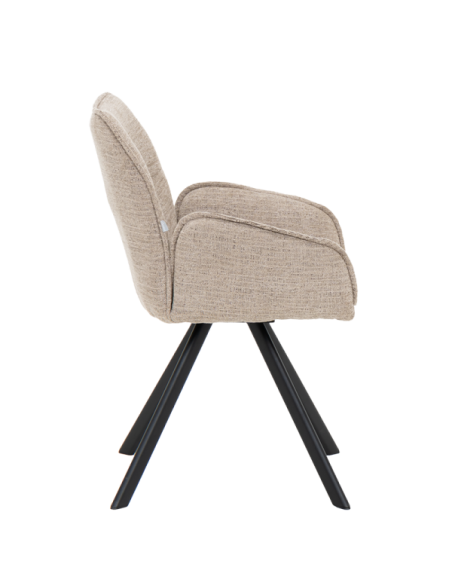 Трапезен стол ULSAN - бежов L64