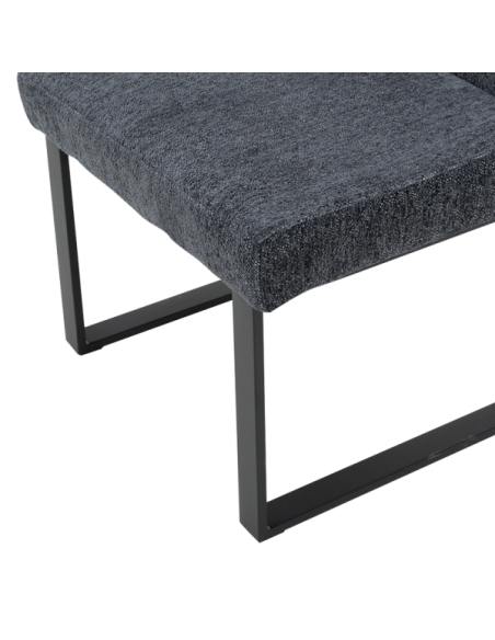 Трапезен стол HANAM - тъмносив R 16