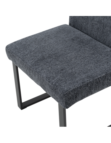 Трапезен стол HANAM - тъмносив R 16