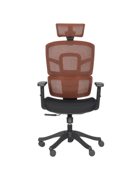 Ергономичен стол Carmen 7582 - оранжев-черен