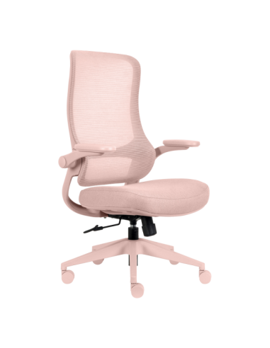 Ергономичен стол BAKU - светлорозов