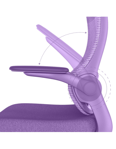 Ергономичен стол BAKU - лилав