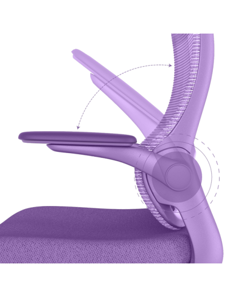 Ергономичен стол BAKU - лилав