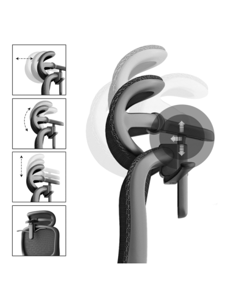 Ергономичен стол TARTAR - черен