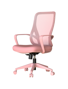 Работен стол BARDA - светлорозов 2