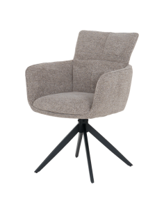 Трапезен стол GILES - кафяв 2