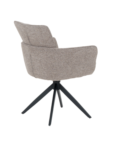 Трапезен стол GILES - кафяв