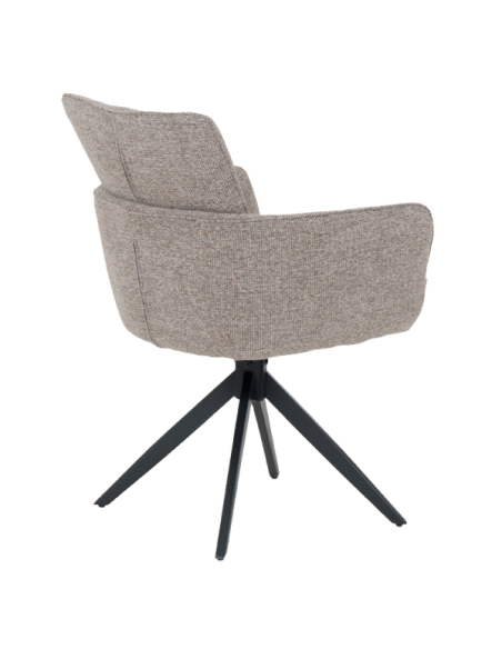 Трапезен стол GILES - кафяв