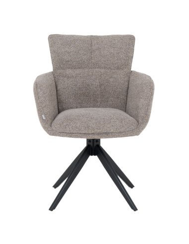 Трапезен стол GILES - кафяв