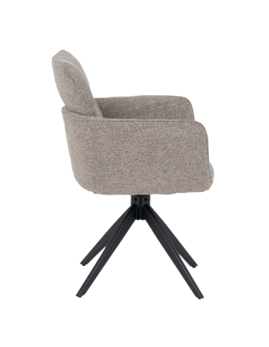 Трапезен стол GILES - кафяв