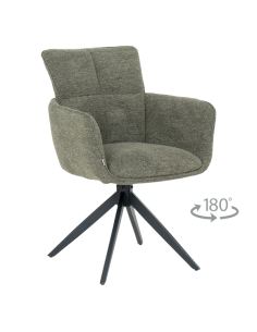 Трапезен стол GILES - тъмнозелен