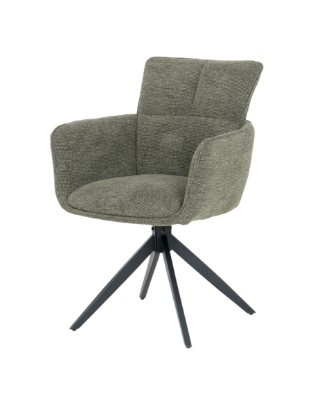 Трапезен стол GILES - тъмнозелен