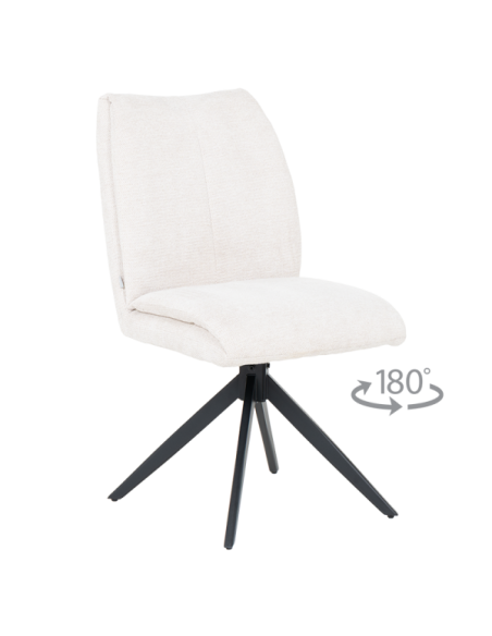 Трапезен стол NEWRY - слонова кост