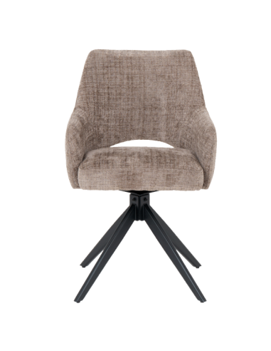 Трапезен стол HEREFORD - кафяв