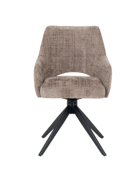 Трапезен стол HEREFORD - кафяв