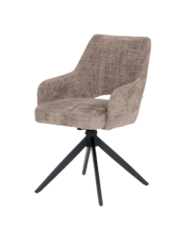 Трапезен стол HEREFORD - кафяв