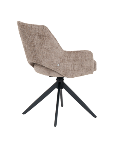 Трапезен стол HEREFORD - кафяв