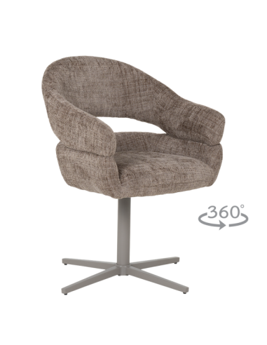 Трапезен стол VELASCO  - тъмнокафяв MC