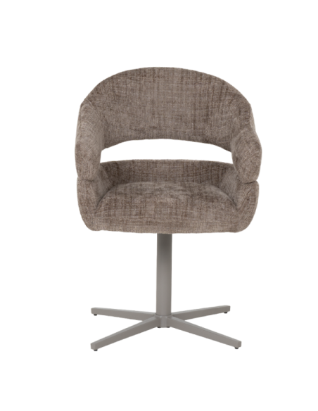 Трапезен стол VELASCO  - тъмнокафяв MC