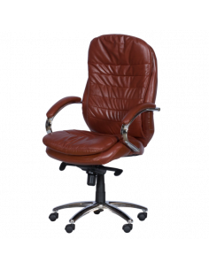 Президентски офис стол Carmen 8113-1 - искрящо кафяв 2