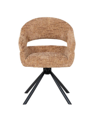 Трапезен стол SACABA - кафяв