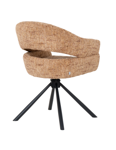 Трапезен стол SACABA - кафяв