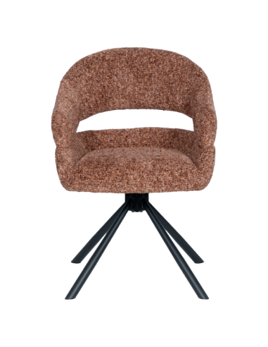 Трапезен стол SACABA - тъмнокафяв